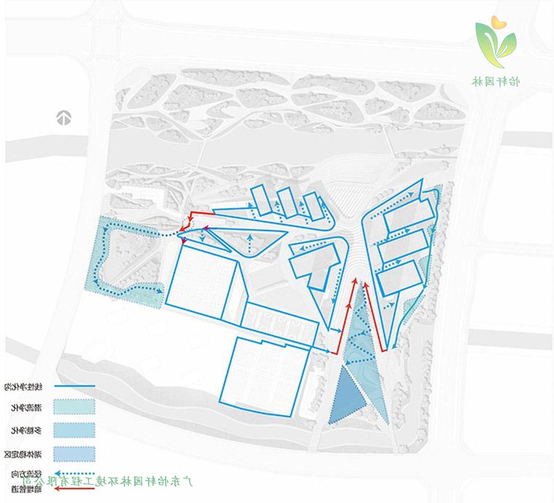 江苏省扬州李宁体育公园景观设计案例效果图